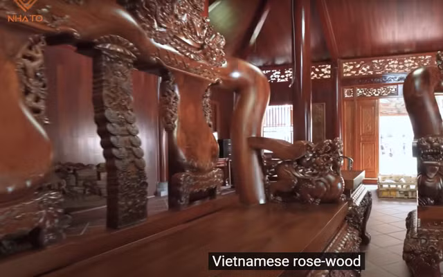 “Đại gia chân đất” sở hữu biệt phủ 15ha toàn gỗ quý - Hình 6 “Dai gia chan dat” so huu biet phu 15ha toan go quy-Hinh-6