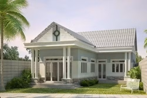 Top mẫu nhà cấp 4 mái thái chữ L sang trọng, rẻ tiền ai cũng muốn xây - Hình 6 Top mau nha cap 4 mai thai chu L sang trong, re tien ai cung muon xay-Hinh-6