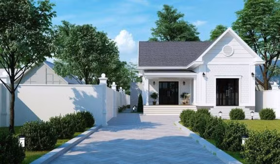 Top mẫu nhà cấp 4 mái thái chữ L sang trọng, rẻ tiền ai cũng muốn xây - Hình 3 Top mau nha cap 4 mai thai chu L sang trong, re tien ai cung muon xay-Hinh-3