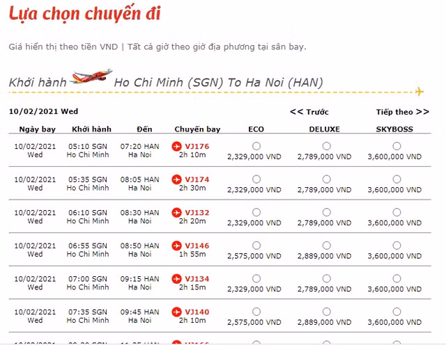 Cạnh tranh vé máy bay Tết giữa Vietnam airlines, Vietjet và Bamboo - Hình 2 Canh tranh ve may bay Tet giua Vietnam airlines, Vietjet va Bamboo-Hinh-2