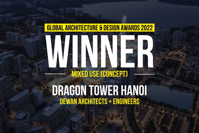 Dragon Tower - tòa tháp dài nhất thế giới tại Hà Nội vừa giành giải kiến trúc toàn cầu - Hình 8 Dragon Tower - toa thap dai nhat the gioi tai Ha Noi vua gianh giai kien truc toan cau-Hinh-8