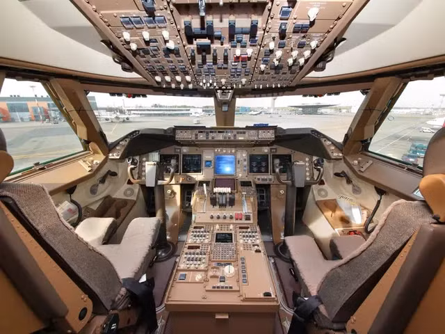 Bên trong 'cung điện bay' Boeing Business Jet 747-8i - Hình 13 Ben trong 'cung dien bay' Boeing Business Jet 747-8i-Hinh-13