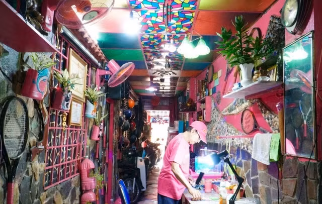 Căn nhà phủ màu hồng gây chú ý ở TP HCM - Hình 6 Can nha phu mau hong gay chu y o TP HCM-Hinh-6
