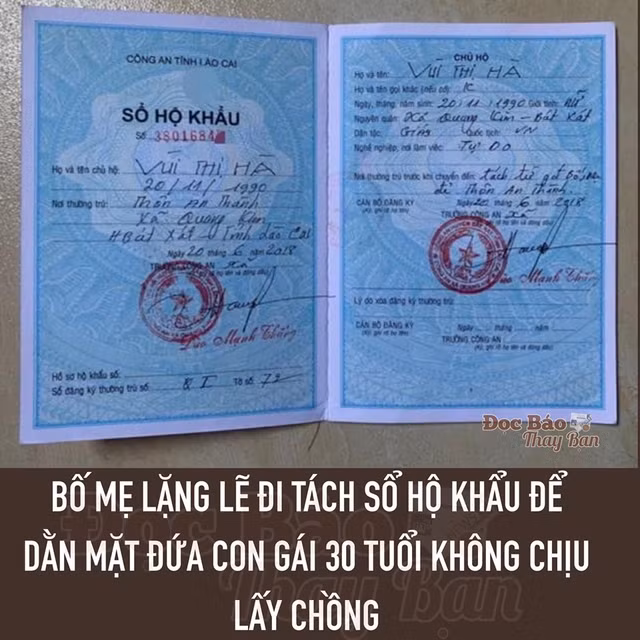 Gái 30 chưa lấy chồng, bố mẹ lập tức... tách khẩu đuổi khéo khiến CĐM cười bò Gai 30 chua lay chong, bo me lap tuc... tach khau duoi kheo khien CDM cuoi bo