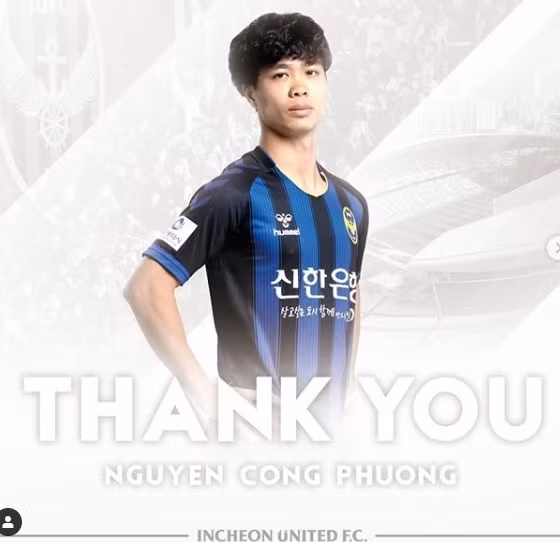 Công Phượng kết thúc hợp đồng sớm với Incheon để tìm thử thách mới ở châu Âu Cong Phuong ket thuc hop dong som voi Incheon de tim thu thach moi o chau Au