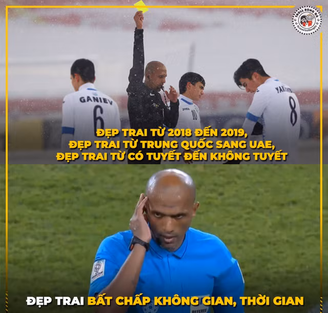 Trọng tài bắt trận Việt Nam - Yemen nhận quà đặc biệt từ CĐM Việt Trong tai bat tran Viet Nam - Yemen nhan qua dac biet tu CDM Viet