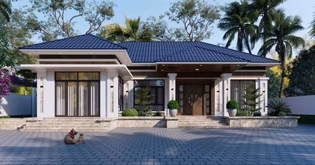 Top 10 mẫu nhà mái Nhật khả năng tạo trend năm 2024 - Hình 6 Top 10 mau nha mai Nhat kha nang tao trend nam 2024-Hinh-6