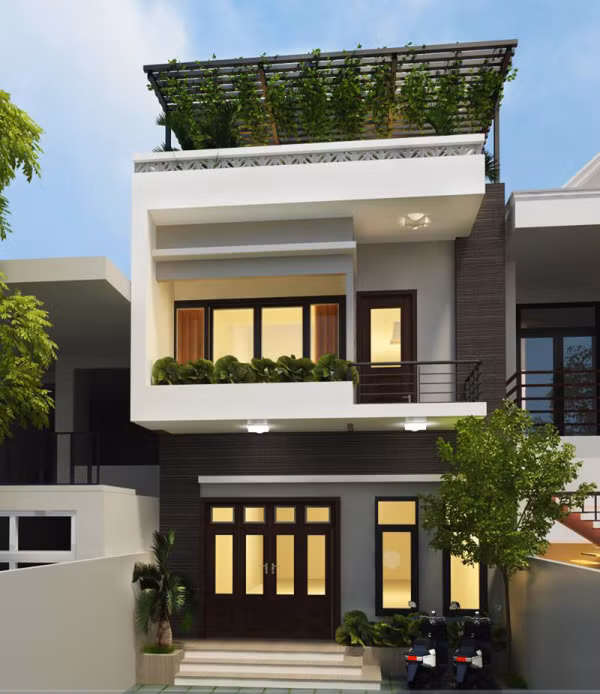 10 mau nha ong 2 tang dep cuon hut-Hinh-10