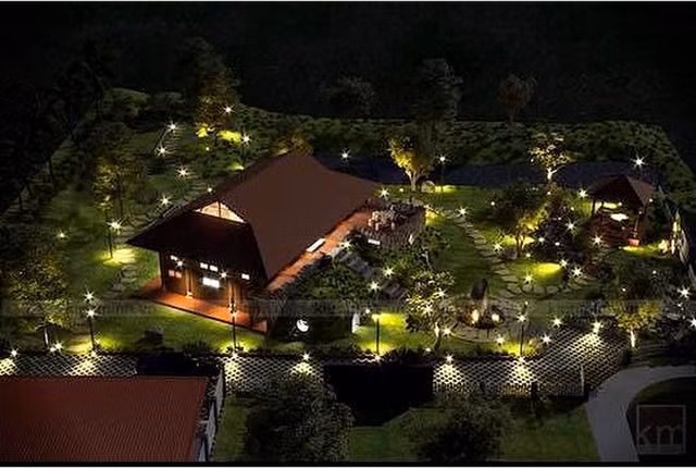 Ngắm biệt phủ toàn bằng gỗ tự nhiên của Xuân Bắc - Hình 10 Ngam biet phu toan bang go tu nhien cua Xuan Bac-Hinh-10