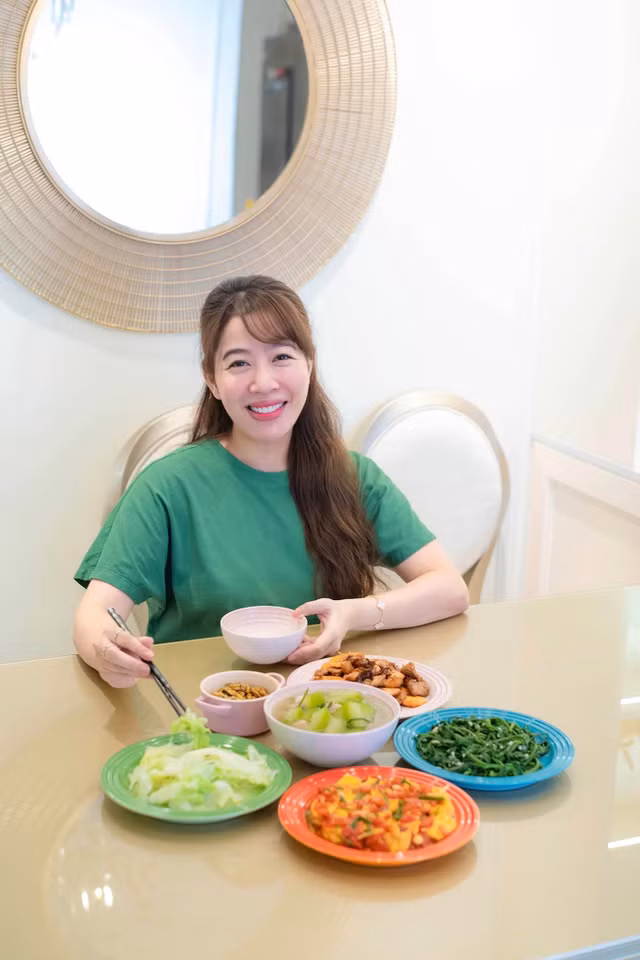 MC Diep Chi khoe can bep hien dai van nguoi mo uoc