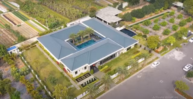 Ngây ngất biệt phủ rộng “thẳng cánh cò bay” đẹp ngang resort Ngay ngat biet phu rong “thang canh co bay” dep ngang resort