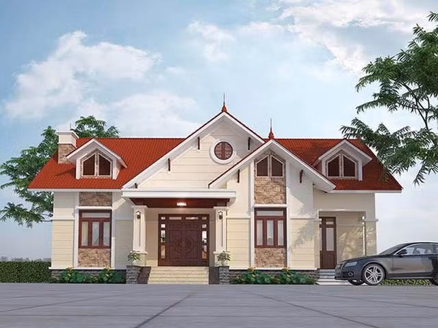 Đây là 10 mẫu nhà mái thái dưới 1 tỷ được ưa chuộng - Hình 9 Day la 10 mau nha mai thai duoi 1 ty duoc ua chuong-Hinh-9