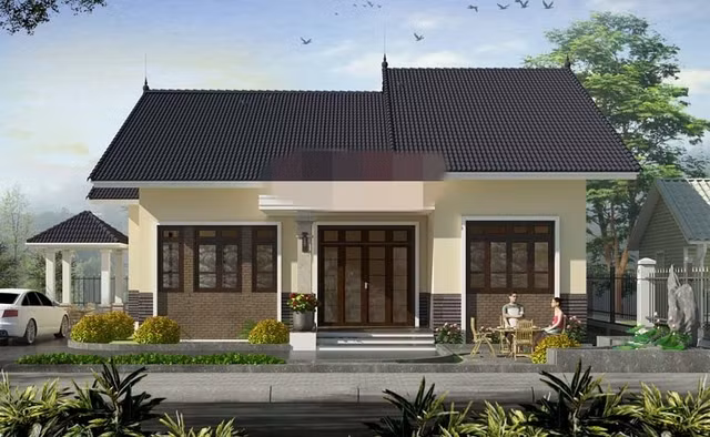 Những mẫu biệt thự mái Thái đẹp ngất ngây - Hình 2 Nhung mau biet thu mai Thai dep ngat ngay-Hinh-2