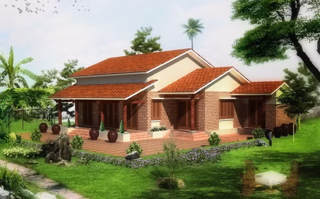 Những mẫu biệt thự mái Thái đẹp ngất ngây - Hình 10 Nhung mau biet thu mai Thai dep ngat ngay-Hinh-10