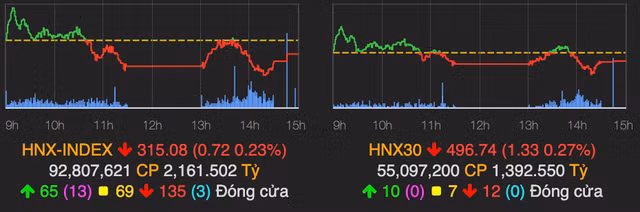 VN-Index tăng 3 điểm nhưng 'xanh vỏ đỏ lòng' - Hình 2 VN-Index tang 3 diem nhung 'xanh vo do long'-Hinh-2