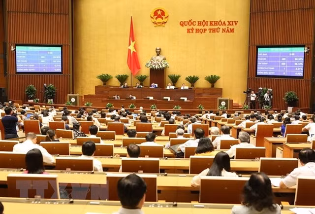 Toàn cảnh Kỳ họp thứ năm, Quốc hội khóa XIV.