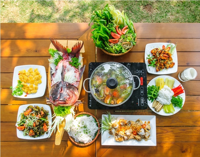 Từ cá bỗng người ta có thể chế biến thành nhiều món ăn ngon, đậm đà hương vị vùng cao. Ảnh: Lợi Lê.