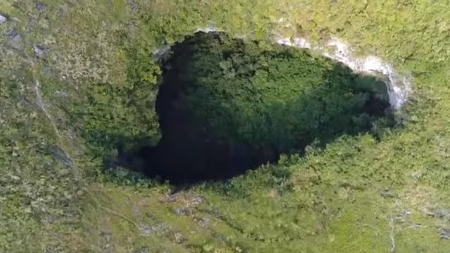 Phat hien hang dong khong lo tuyet dep trong ho sut