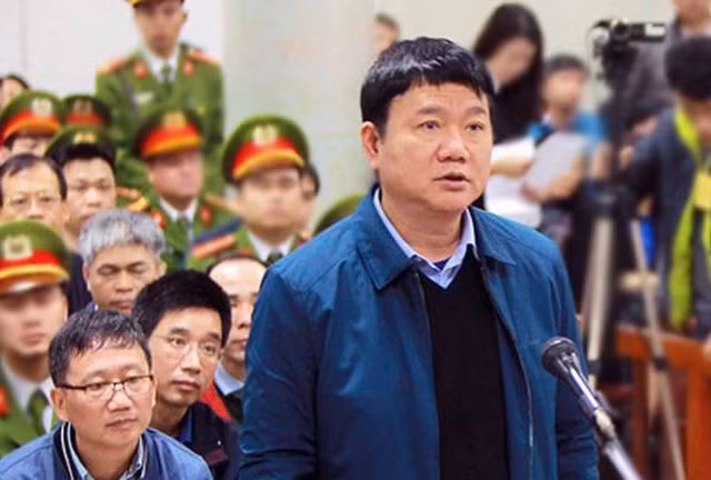 Bị cáo Đinh La Thăng. Ảnh: Tienphong.vn