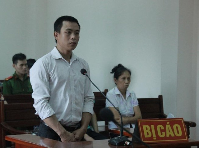 Bị cáo Đào Xuân Phương tại tòa ngày 5-7