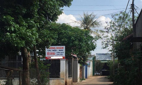 Phòng khám nơi xảy ra vụ việc Phòng khám nơi xảy ra vụ việc