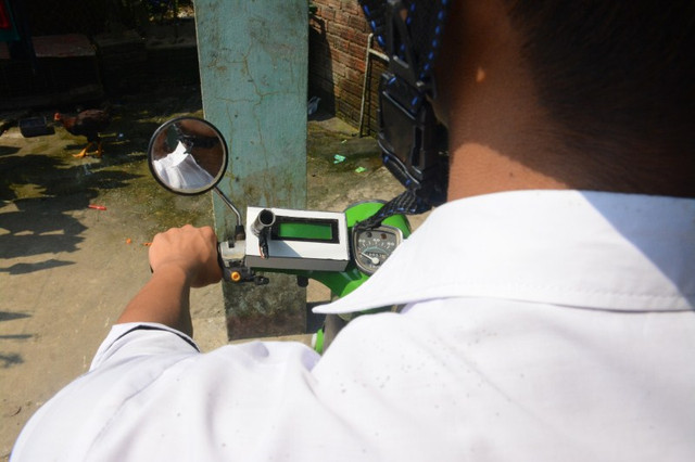 Thiết bị đo nồng độ cồn với thiết kế đơn giản, nhỏ gọn