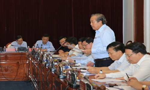 Phó thủ tướng thường trực Chính phủ Trương Hòa Bình đề nghị Thành ủy TP.HCM tiếp thu ý kiến về các tồn tại, hạn chế đã chỉ ra - Ảnh: VGP Phó thủ tướng thường trực Chính phủ Trương Hòa Bình đề nghị Thành ủy TP.HCM tiếp thu ý kiến về các tồn tại, hạn chế đã chỉ ra - Ảnh: VGP