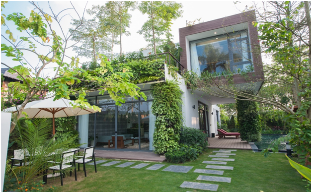 Biệt thự nghỉ dưỡng Hoàng Oanh Villa theo kiến trúc xanh tại Flamingo Đại Lải Resort. Biệt thự nghỉ dưỡng Hoàng Oanh Villa theo kiến trúc xanh tại Flamingo Đại Lải Resort.