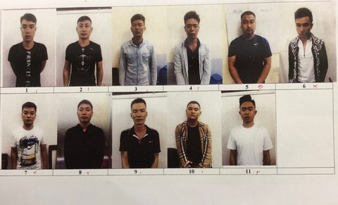 Các đối tượng nằm trong liên minh cho vay nặng lãi vừa bị Công an Q.Tân Phú triệt phá. Các đối tượng nằm trong liên minh cho vay nặng lãi vừa bị Công an Q.Tân Phú triệt phá.