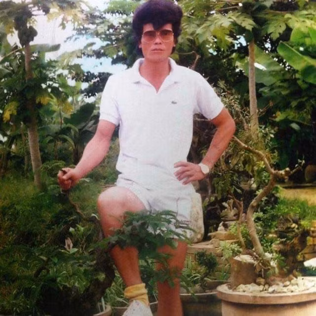 Võ sư Phi Long thời trẻ.