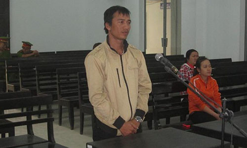 Bị cáo Phạm Kim Quang tại tòa. Bị cáo Phạm Kim Quang tại tòa.