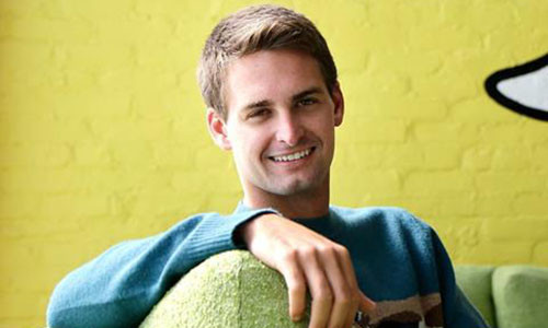 Chân dung tỷ phú trẻ Evan Spiegel. Chân dung tỷ phú trẻ Evan Spiegel.
