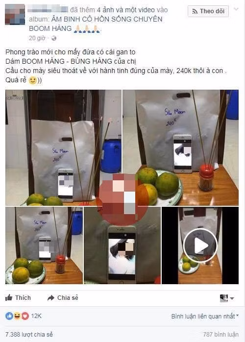 Chieu tro 'nhuc mat' cua dan kinh doanh online: Coi ao khoe than, lap ban tho 'cung song' khach hang hinh anh 5