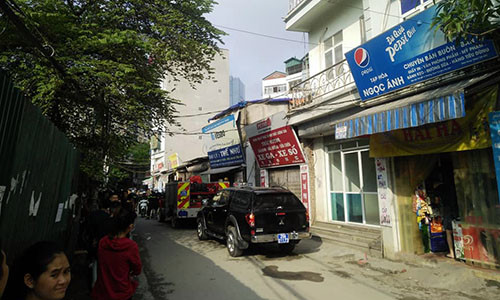Lộ nguyên nhân vụ nổ lớn tại cửa hàng gas ở Mễ Trì Thượng, Hà Nội Lo nguyen nhan vu no lon tai cua hang gas o Me Tri Thuong, Ha Noi