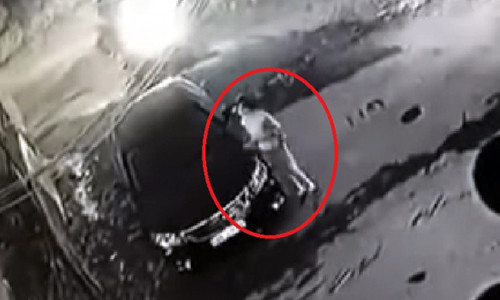 Khởi tố quý bà sang chảnh cào xước ô tô Camry Khoi to quy ba sang chanh cao xuoc o to Camry