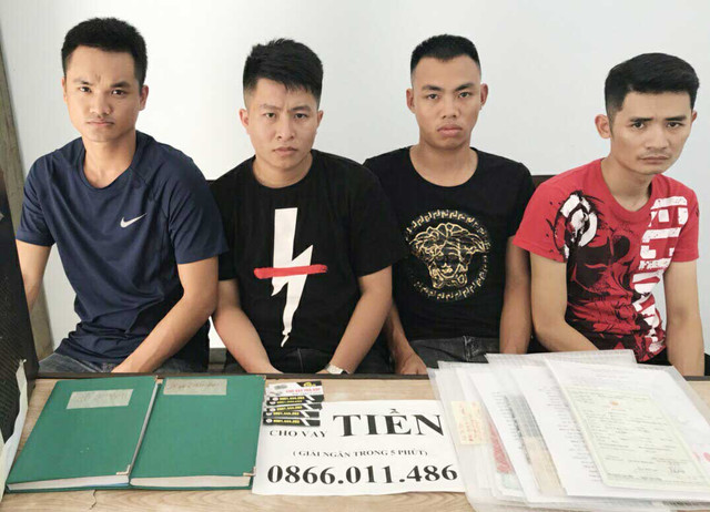 Bắt nhóm đối tượng cho vay lãi suất “cắt cổ” Bat nhom doi tuong cho vay lai suat “cat co”
