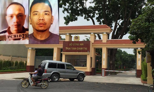 Truy tố 2 nguyên cán bộ trại tạm giam T16 để 2 tử tù bỏ trốn Truy to 2 nguyen can bo trai tam giam T16 de 2 tu tu bo tron