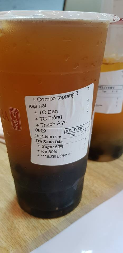 Cốc trà sữa mua tại cửa hàng trà sữa Gong Cha. Ảnh: Facebook Lam Herry. Cốc trà sữa mua tại cửa hàng trà sữa Gong Cha. Ảnh: Facebook Lam Herry.