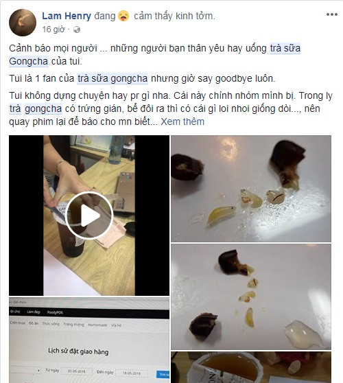 Chia sẻ của facebook Lam Herry. Ảnh chụp màn hình: Facebook Lam Herry. Chia sẻ của facebook Lam Herry. Ảnh chụp màn hình: Facebook Lam Herry.