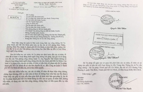 Bất thường con số 600 hồ sơ chứng thực tại phòng công chứng giả - Hình 2 Bat thuong con so 600 ho so chung thuc tai phong cong chung gia-Hinh-2