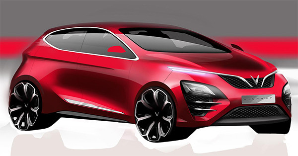 Một trong các mẫu phác thảo thiết kế ô tô cỡ nhỏ trong chương trình "Chọn xế yêu cùng VINFAST - 2" Một trong các mẫu phác thảo thiết kế ô tô cỡ nhỏ trong chương trình "Chọn xế yêu cùng VINFAST - 2"