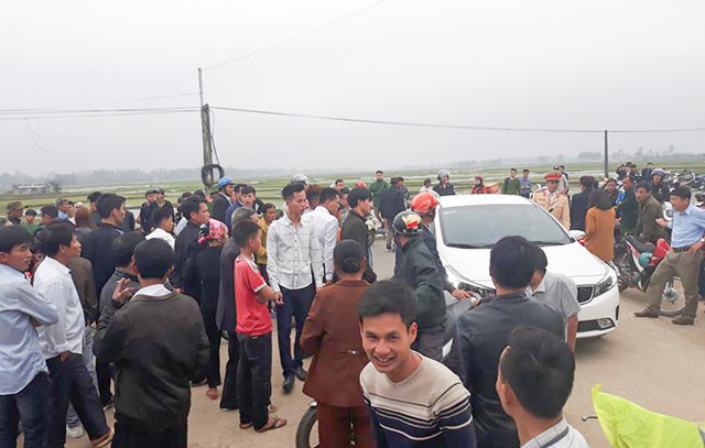 Hiện trường vụ tai nạn. Ảnh: Hoàng Dương. Hiện trường vụ tai nạn. Ảnh: Hoàng Dương.