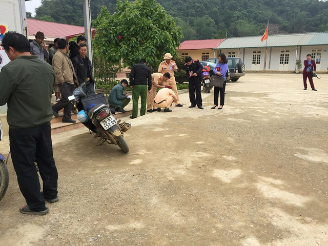 Hiện trường vụ tai nạn. Hiện trường vụ tai nạn.