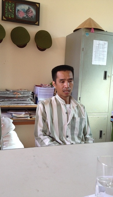 Phạm nhân Lò Văn Non trong trại giam. Phạm nhân Lò Văn Non trong trại giam.