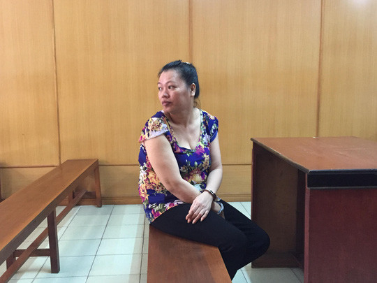 Bị cáo Kim Mai Lợi tại phiên xét xử. Bị cáo Kim Mai Lợi tại phiên xét xử.