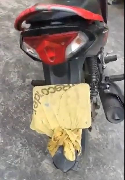 Chiếc xe các đối tượng sử dụng. Ảnh facebook. Chiếc xe các đối tượng sử dụng. Ảnh facebook.