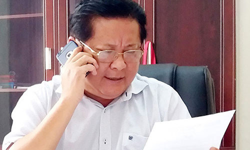 Chủ tịch UBND huyện Phú Quốc Đinh Khoa Toàn. Ảnh: Việt Toàn. Chủ tịch UBND huyện Phú Quốc Đinh Khoa Toàn. Ảnh: Việt Toàn.