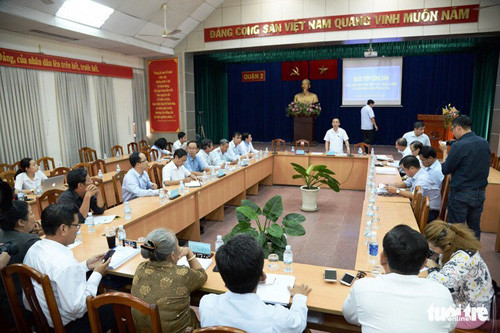 Gặp Trưởng ban Tiếp công dân Trung ương, dân Thủ Thiêm mong gì? Gap Truong ban Tiep cong dan Trung uong, dan Thu Thiem mong gi?