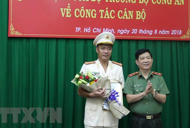 Điều động Cục phó Bộ Công an làm phó Giám đốc Công an TP HCM Dieu dong Cuc pho Bo Cong an lam pho Giam doc Cong an TP HCM