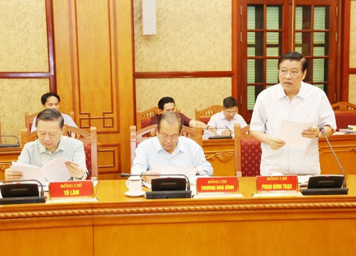 Đã kỷ luật 56 cán bộ diện trung ương quản lý Da ky luat 56 can bo dien trung uong quan ly